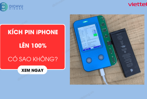 Kích pin iPhone lên 100% có sao không?