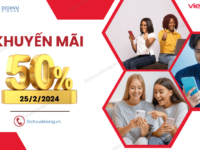 khuyen mai viettel 50% ngay 25 2 2024