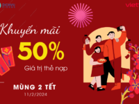 khuyen mai viettel 50% the nap ngay 11 2 2024