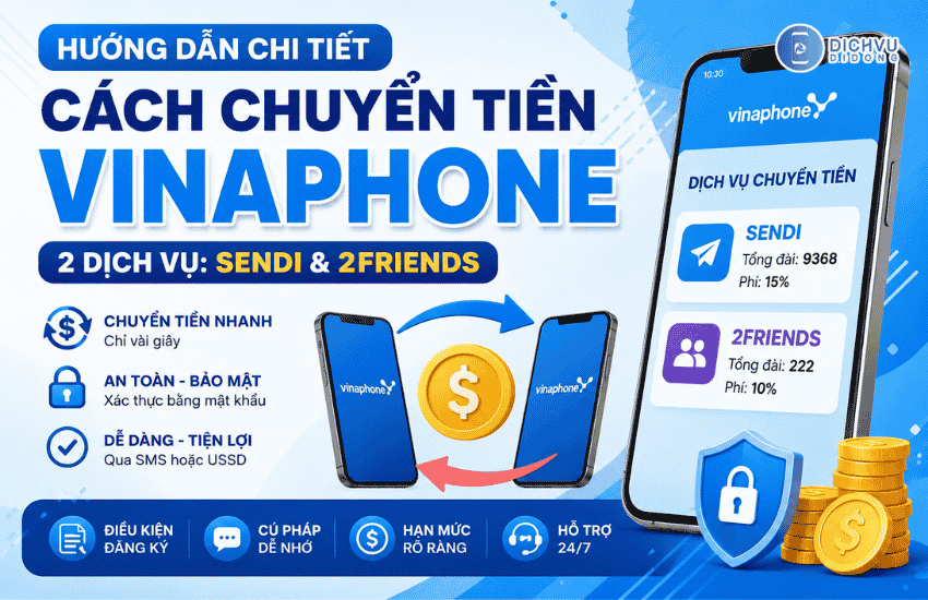 cach chuyen tien dien thoai vinaphone