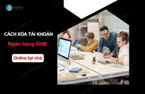 cach xoa tai khoan ngan hang shb online