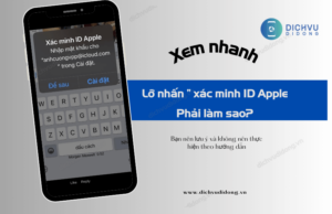 lo nhan xac minh id apple phai lam sao