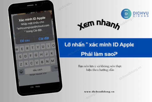 lo nhan xac minh id apple phai lam sao