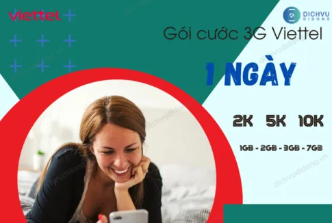 goi cuoc 3g viettel 1 ngay