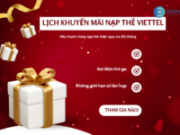 lich khuyen mai nap the viettel