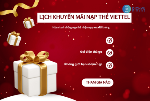 lich khuyen mai nap the viettel