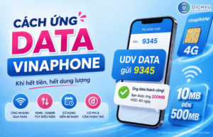 cach ung data vinaphone