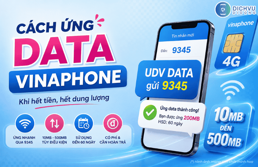 cach ung data vinaphone