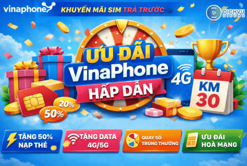 khuyen mai nap the tra truoc vinaphone